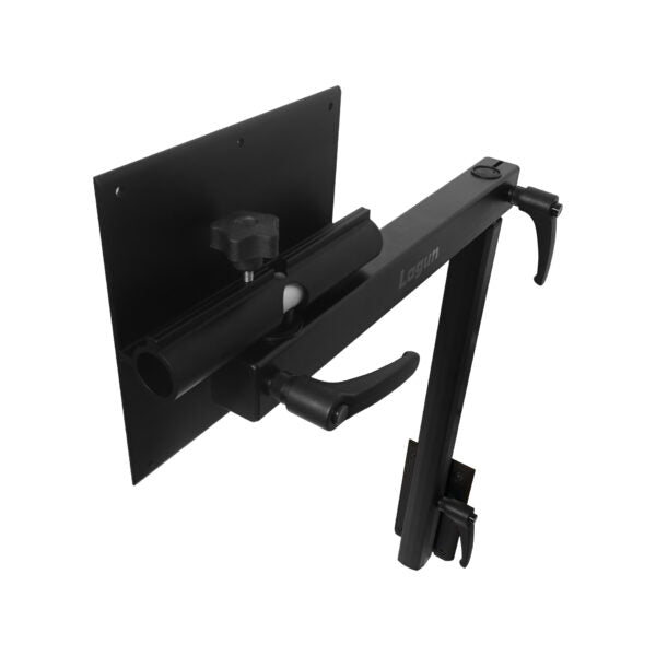 *Stock B* Ensemble de cadre de table Lagun noir avec plaque de fixation rotative et rabattable