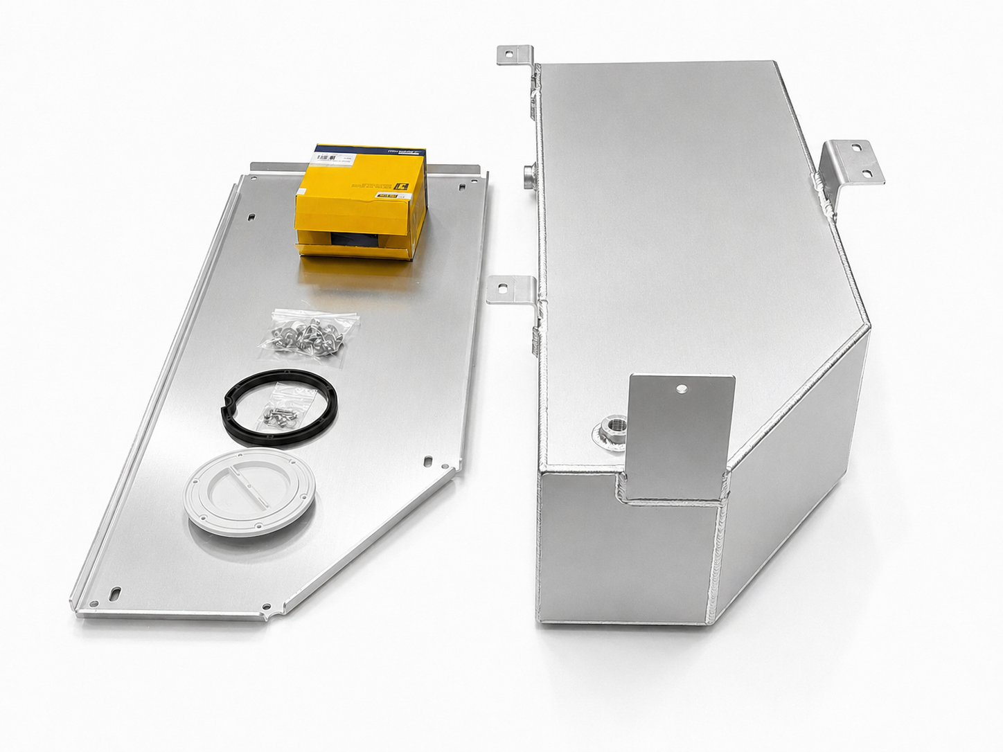 Wassertank 70 l Unterflur aus Aluminium Fahrerseite - Abwasser für MAN TGE VW Crafter ab 2017