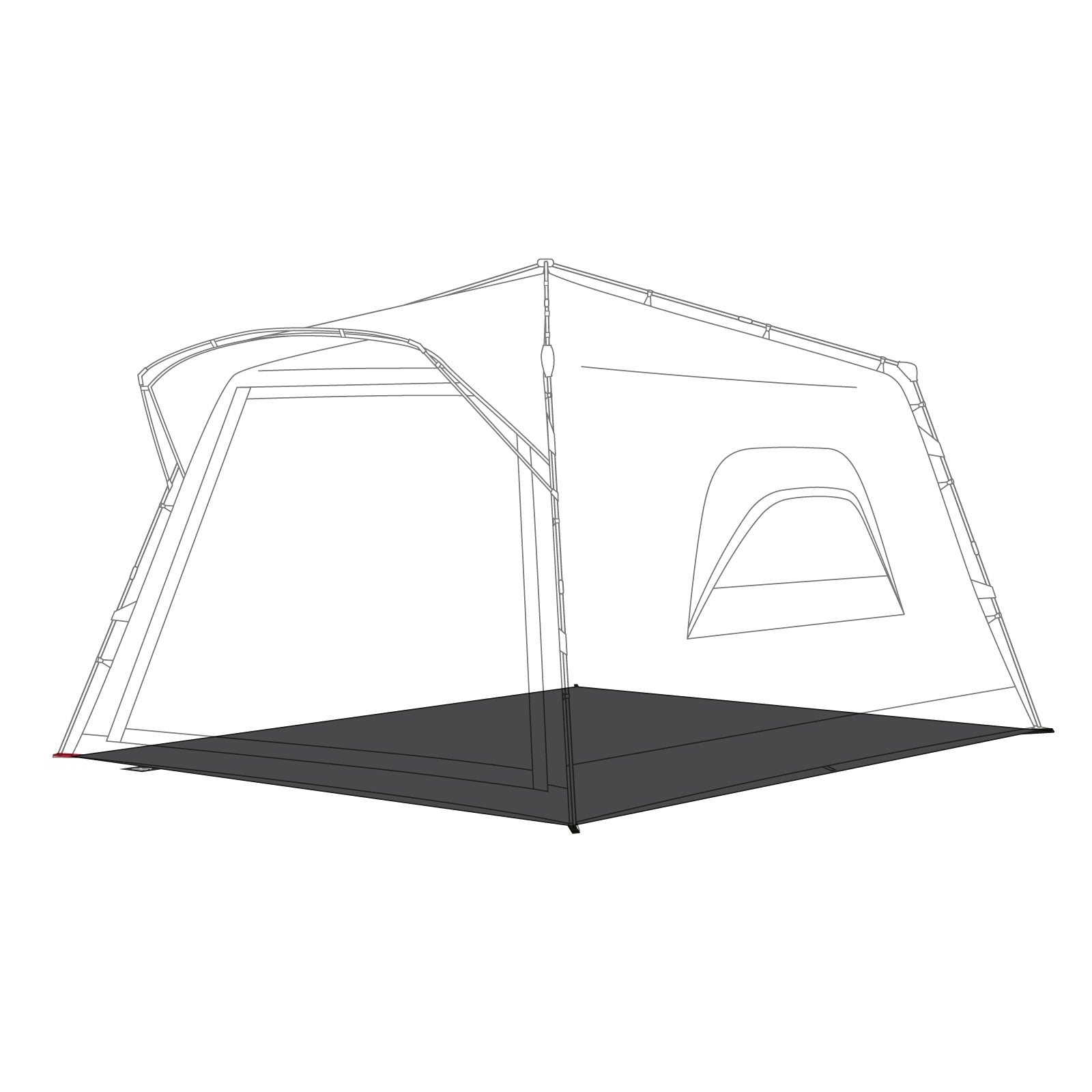 Quick Villa L/Base/Motor Free Groundsheet