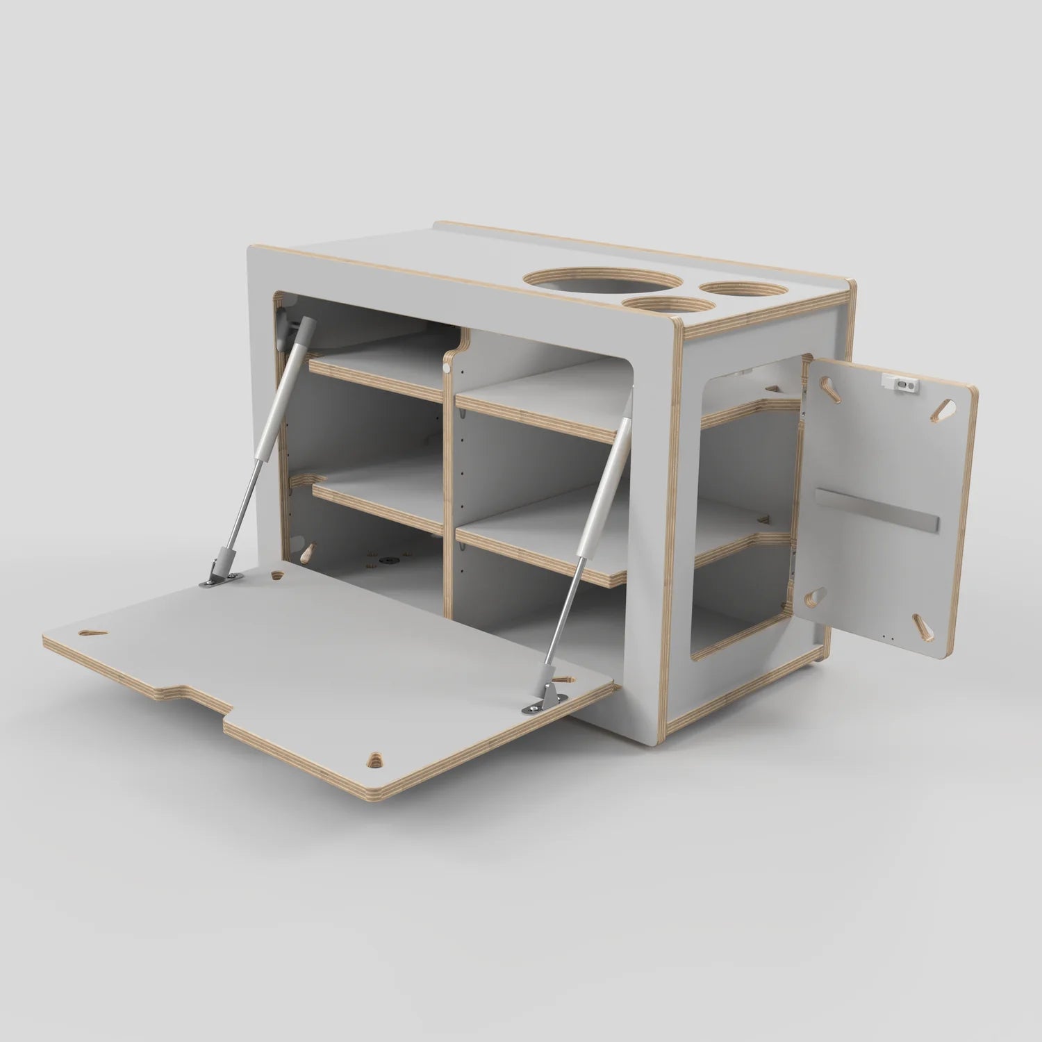 SQUIQ Traveler compact – Kofferraumauszug mit Campingbox für kompakte SUV & Kombi