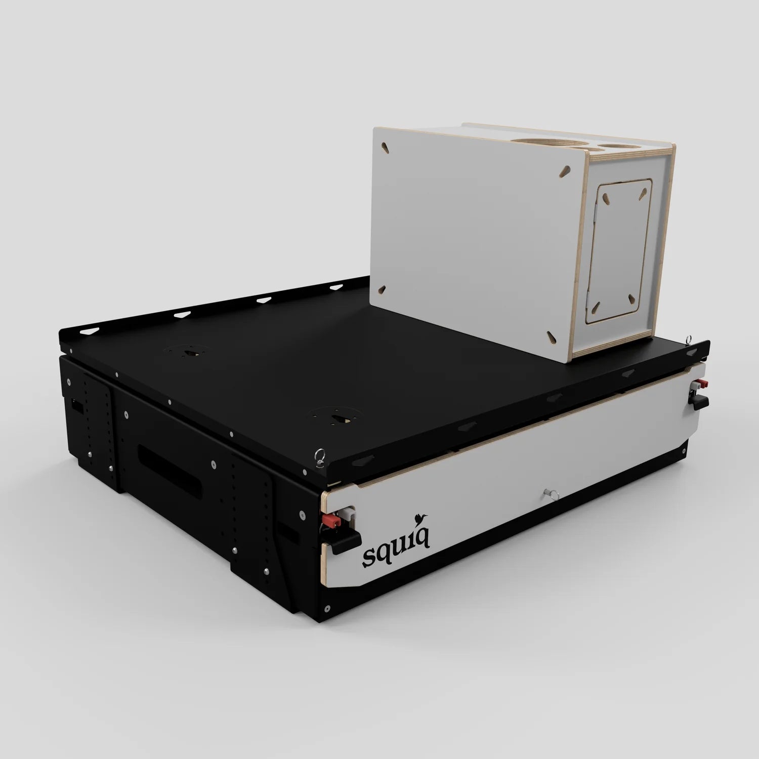 SQUIQ Traveler compact – Kofferraumauszug mit Campingbox für kompakte SUV & Kombi