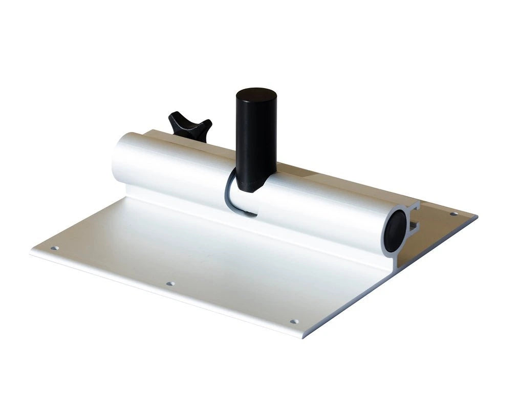 Plaque de montage sous table Lagun avec axe rotatif et rabattable