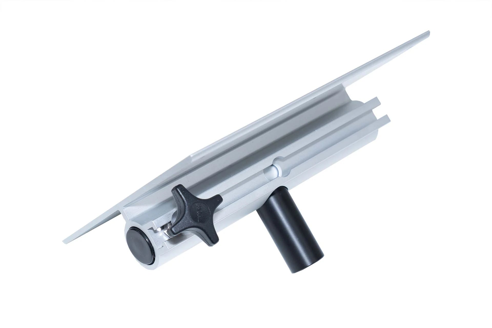 *C-Ware* Lagun Tischgestell-Set silber mit dreh- und klappbarer Befestigungsplatte