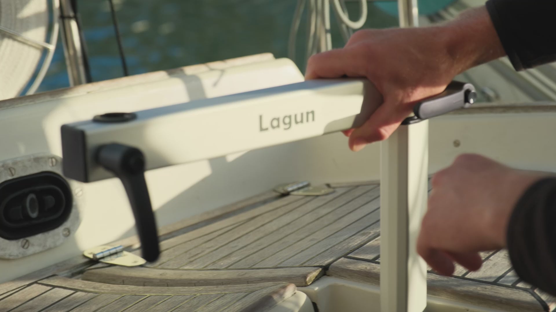 Lagun table frame - flexible table for motorhomes & campers