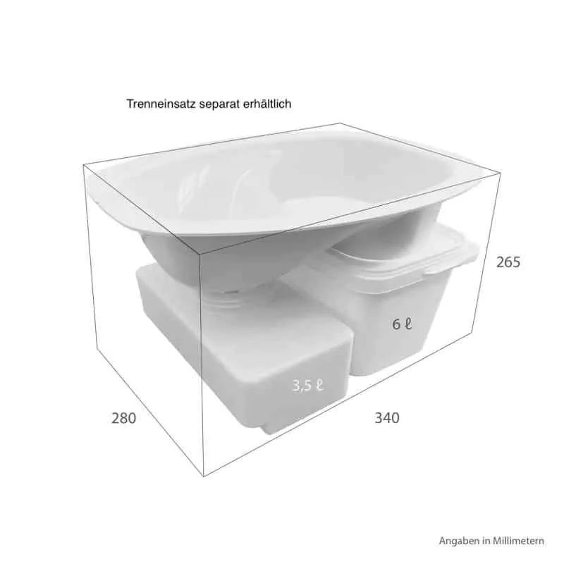 Behälter-Set für Trockentoilette Trenntoilette Selbstausbau Urinkanister + für Feststoffe