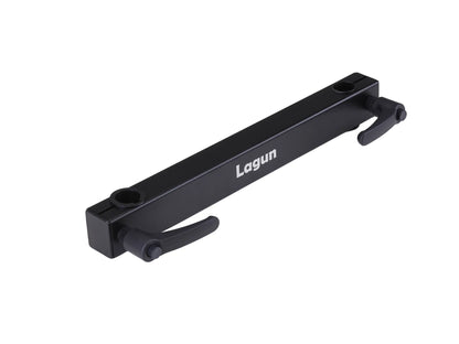 Lagun Tischgestell Set mit 700mm Tischbein - Schwarz