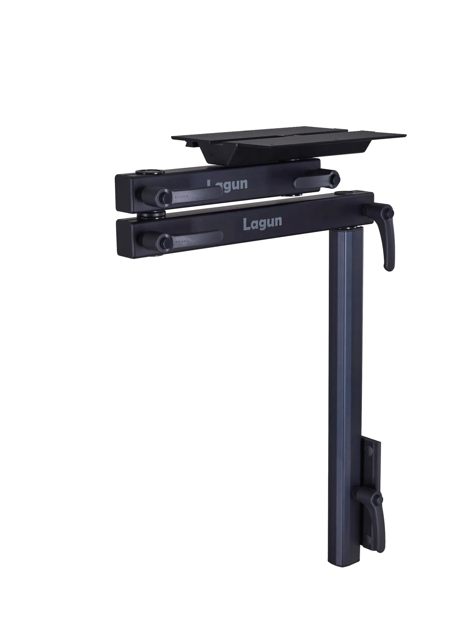 Pied de table Lagun (noir) avec deux bras et boulon