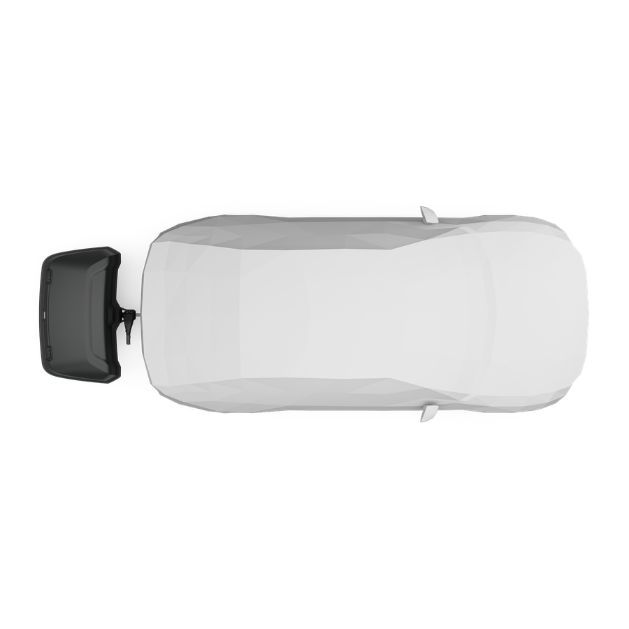 Thule Arcos Box medium hard-shell towbar cargo carrier box