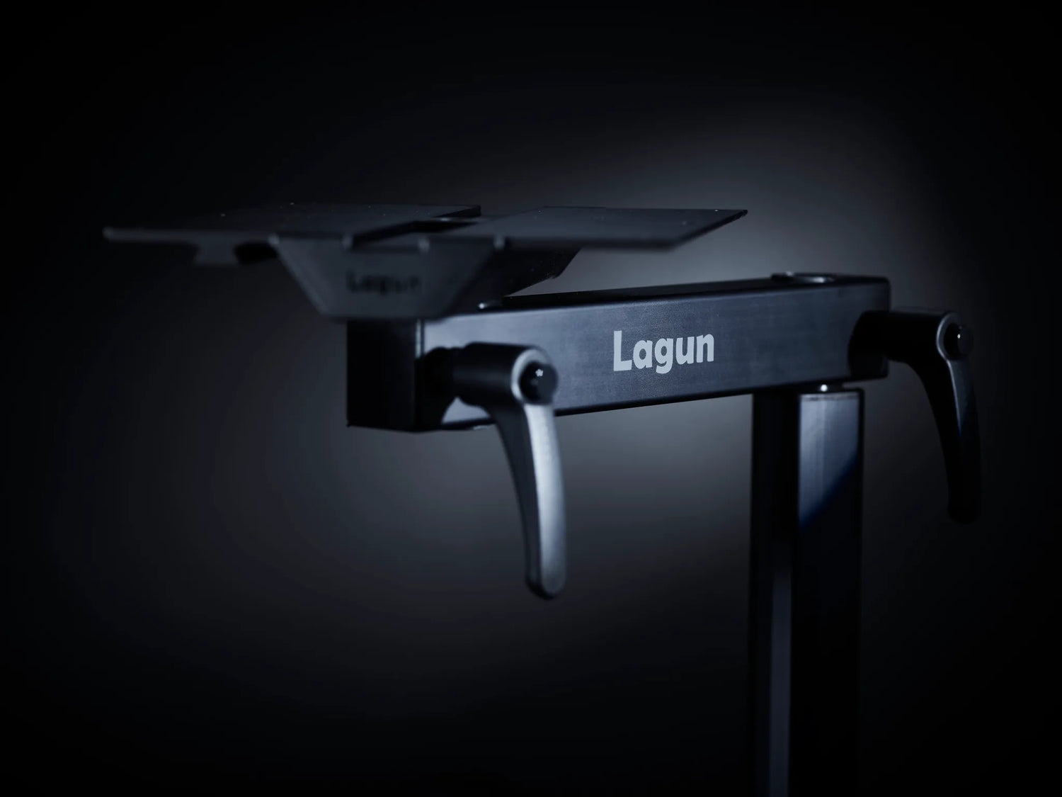 Lagun Tischgestell Set mit 700mm Tischbein - Schwarz
