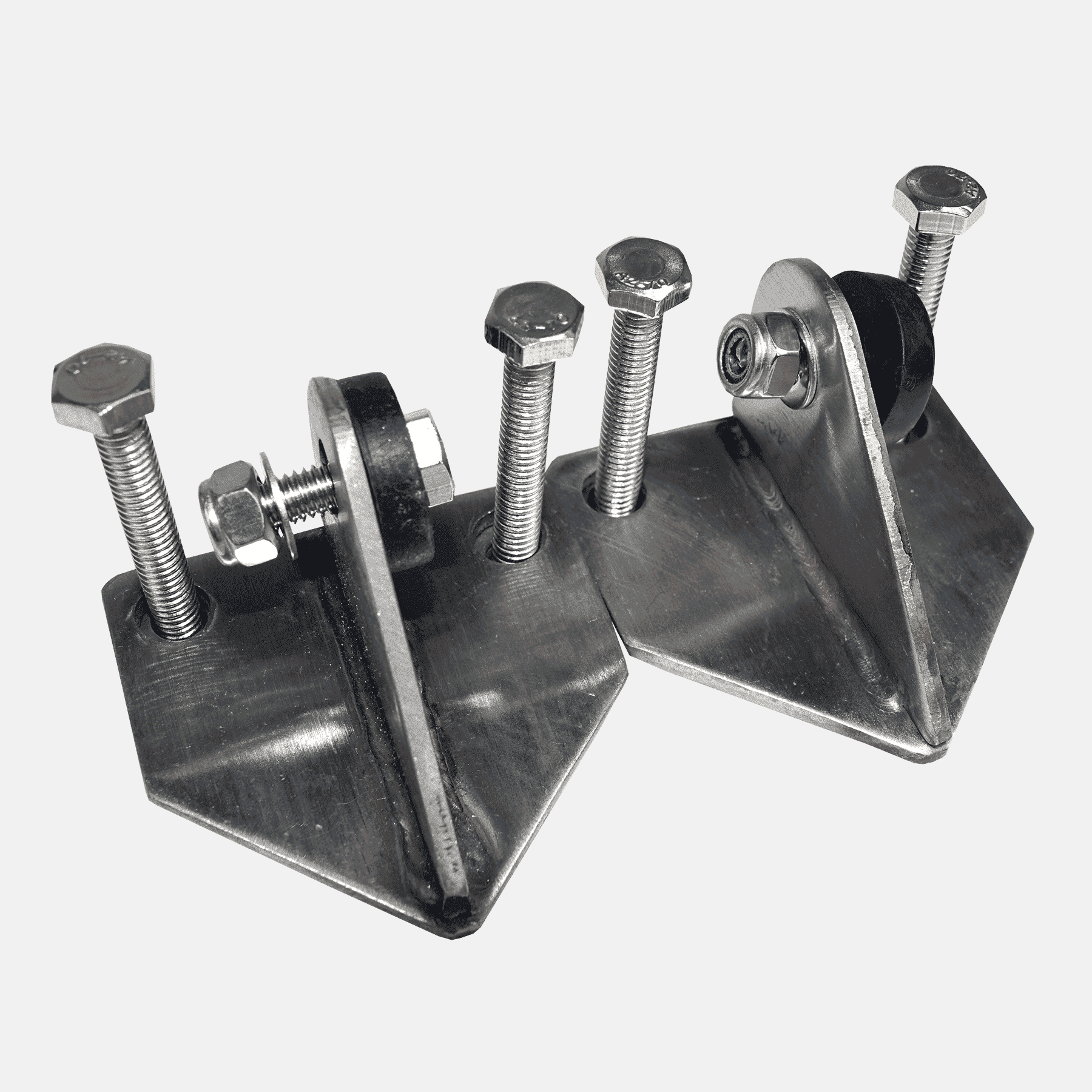 Horntools Dachzelt Befestigung Gegenplatte Edelstahl 4 Stück