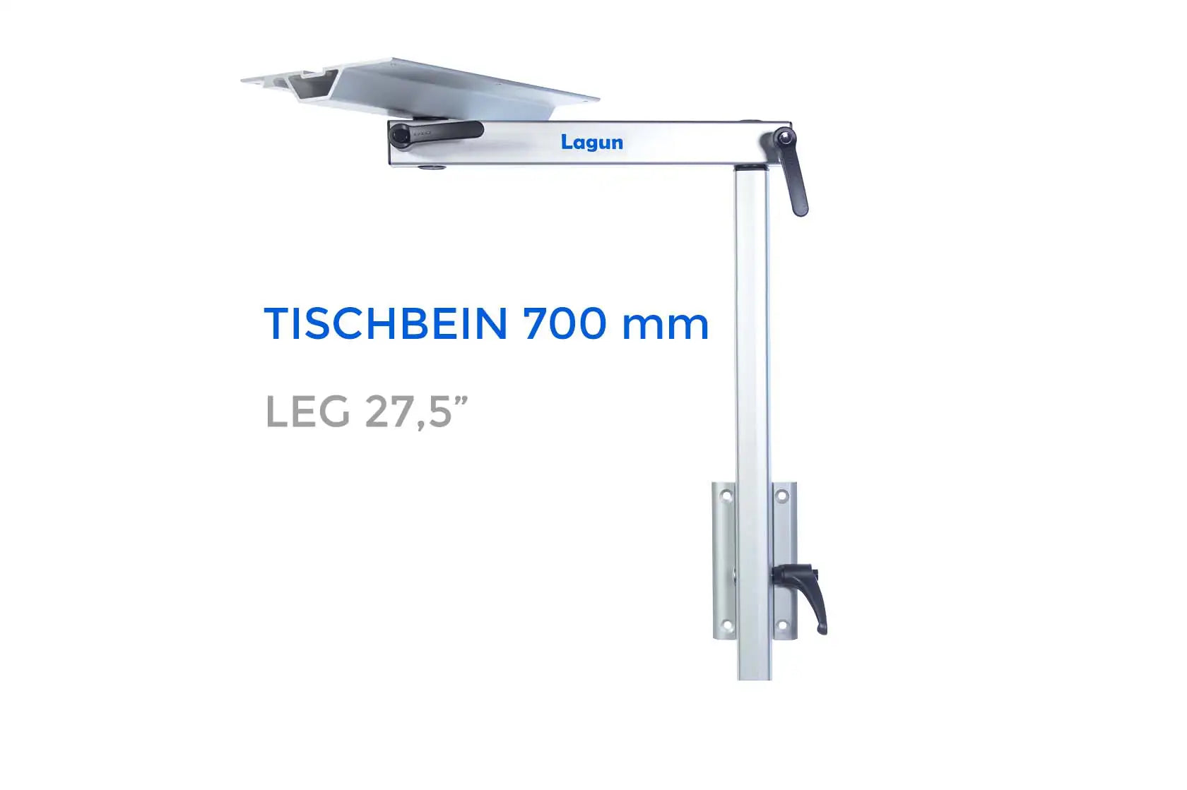 Structure de table Lagun avec pied de table de 700 mm