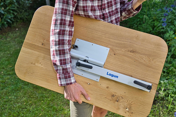 Lagun Platine de fixation sous plateau avec axe pivotant et pliable plateau pivotant