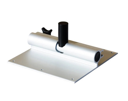 Lagun under table mounting plate with rotating and folding axis