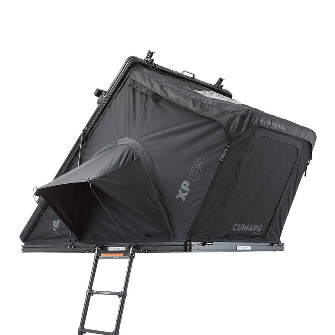 Tente de toit rigide en aluminium Vickywood CUMARU XP 135 All Black