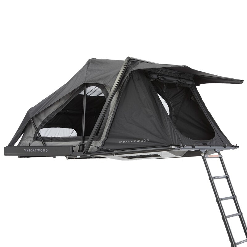 Tente de toit rigide pliable hybride Vickywood MAPLE 155 gris