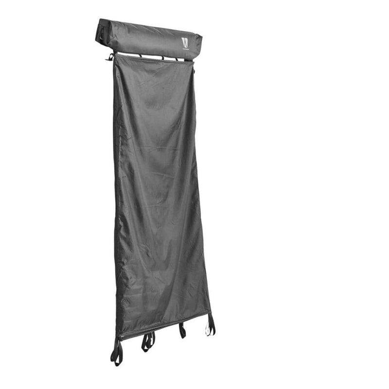 Vickywood Duschzelt mit Regenhaube 100 cm schwarz